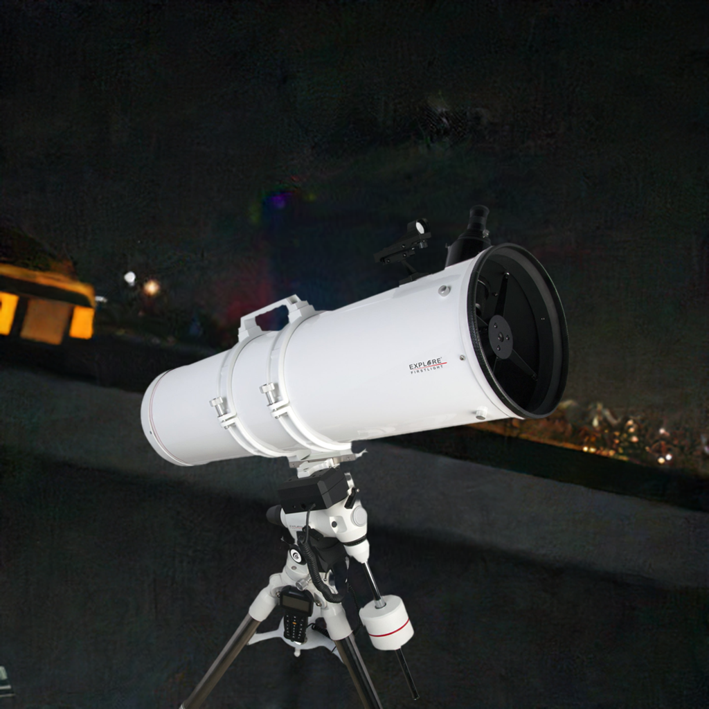 Explore FirstLight 203mm Newtonian Telescope with EXOS2GT GoTo Mount - FL-N2031000EXOS2GT