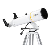 National Geographic Sky Assist 102 - Integrated App-Enabled 102 mm Astronomy Telescope with Adjustable Slow-Motion Mount
