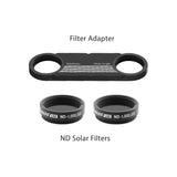 Filter Adapter and 2 ND Solar Filters
